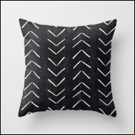black pillow